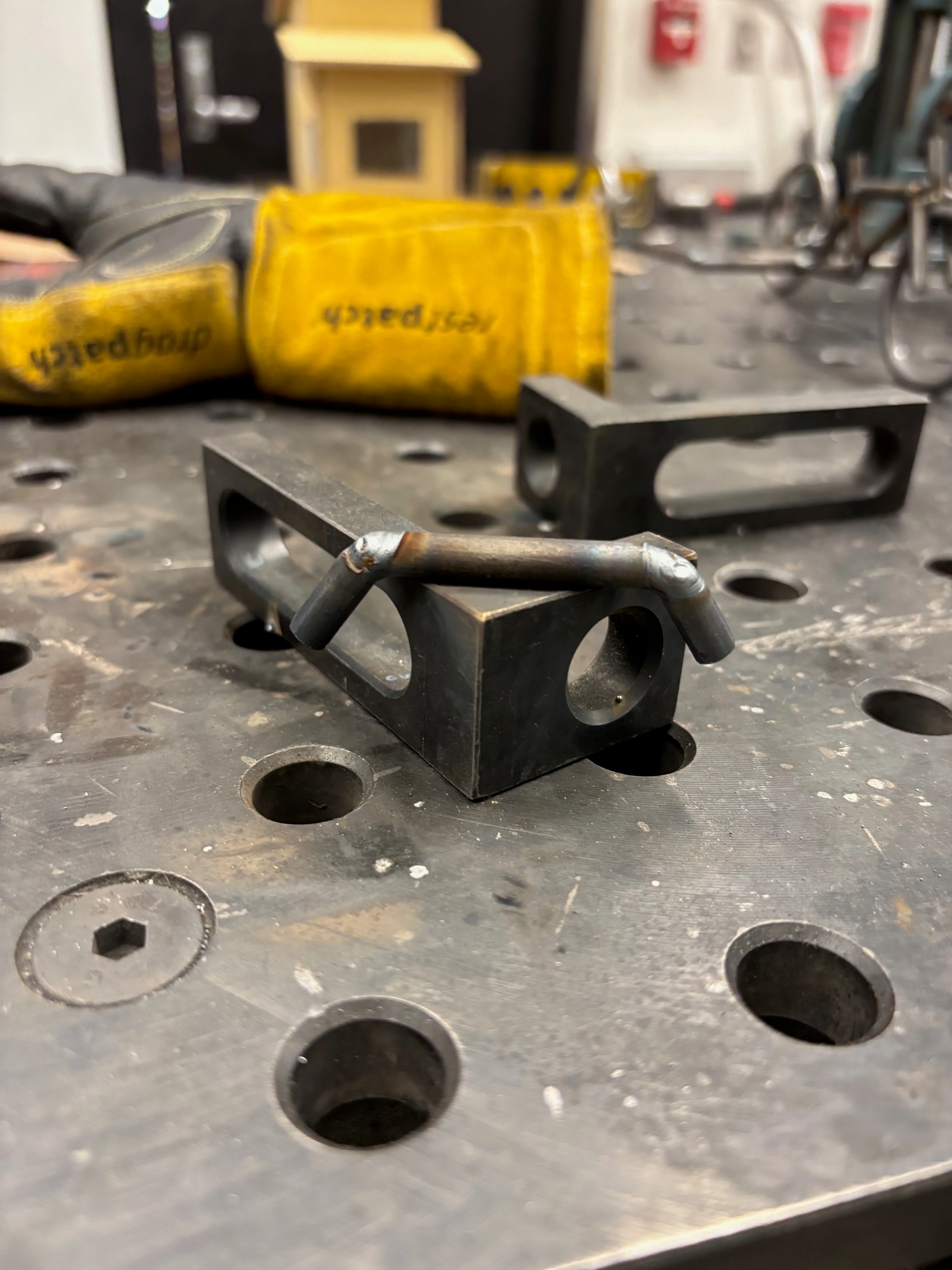 Handlebars welded